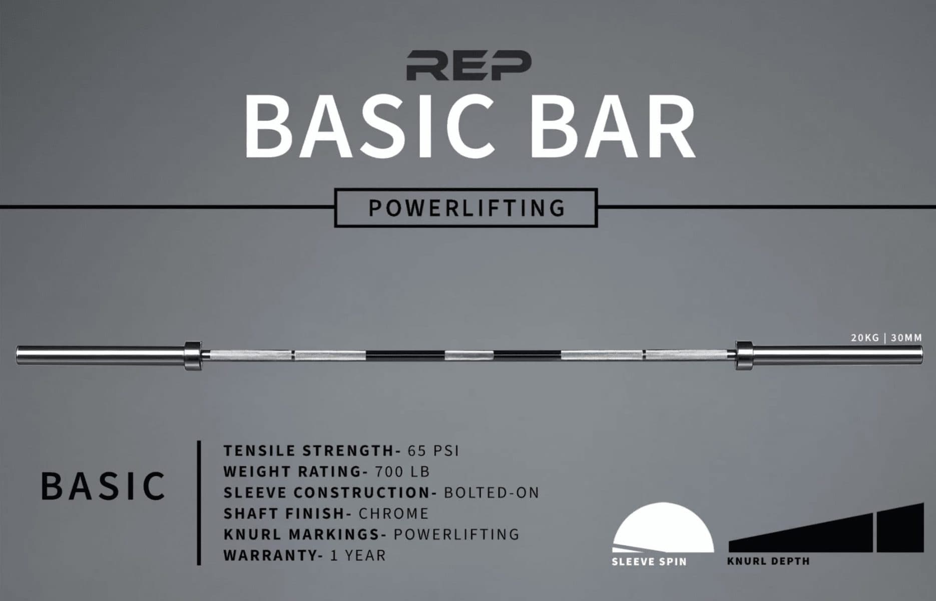 REP Basic Barbell