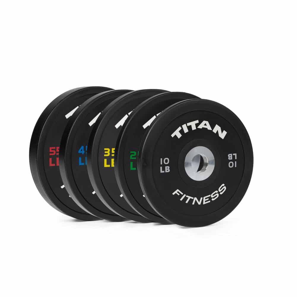 Titan Elite Classic Black Bumper Plates