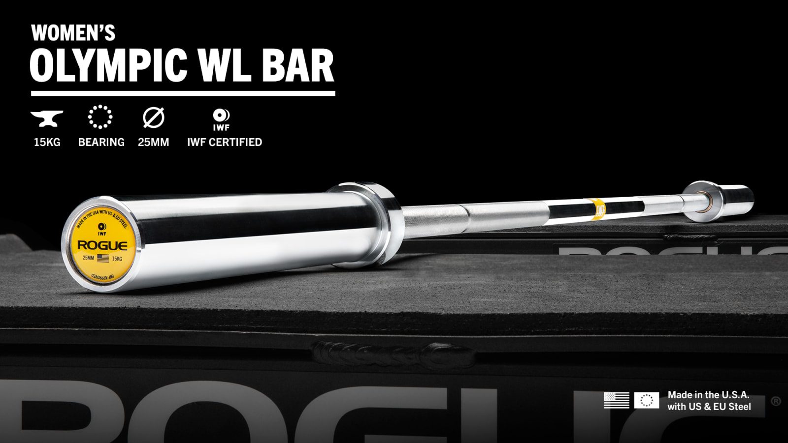 Rogue 25MM IWF Olympic Weightlifting Bar