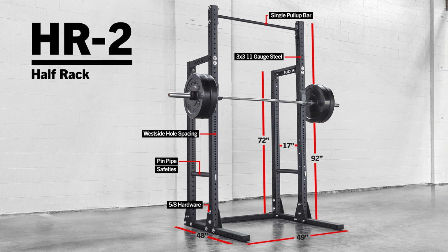 Rogue HR-2 Half Rack