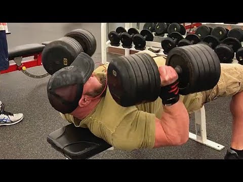 Dumbbell Bench Press Drop Set