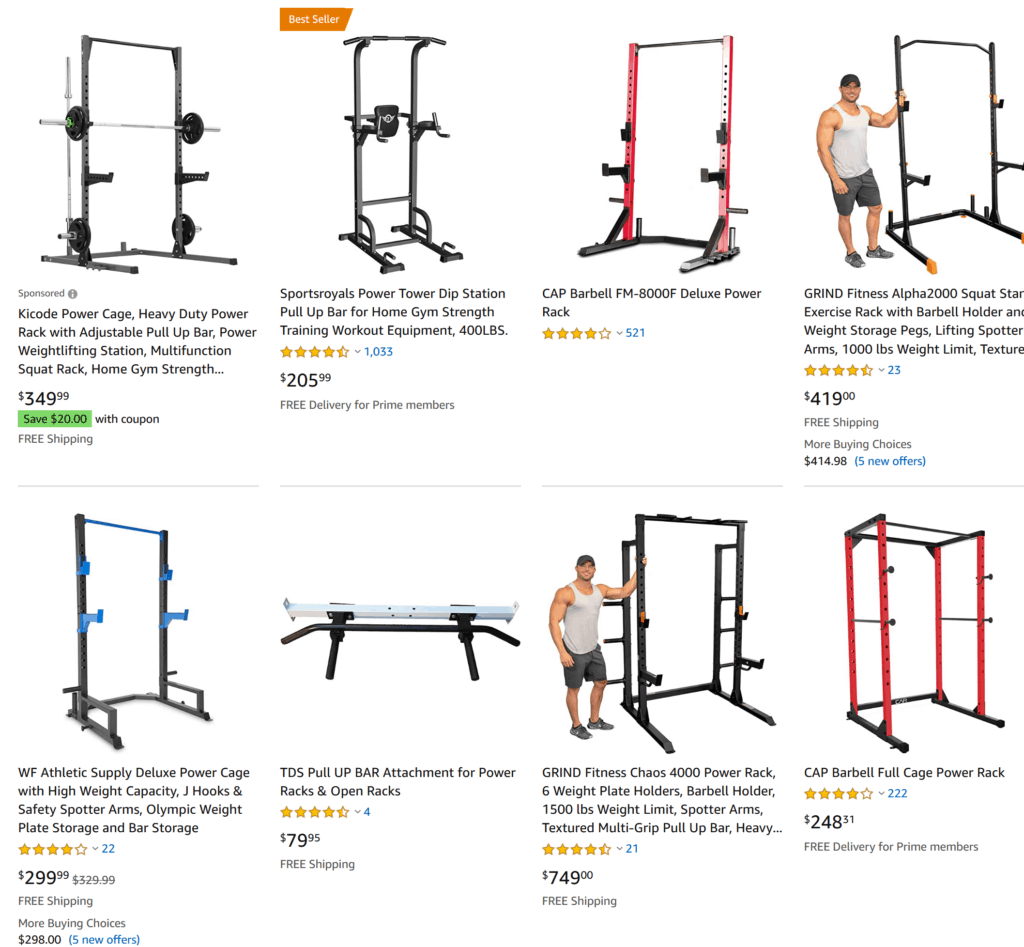 Grind Fitness Chaos 4000 Power Rack Review 13 Screenshot 2020 08 16 Amazon com 14 gauge power rack