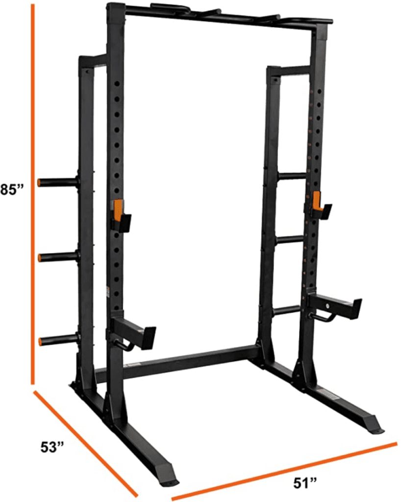 GRIND-Fitness-Chaos-4000-Power-Rack-6-Weight-Plate-Holders-Barbell-Holder