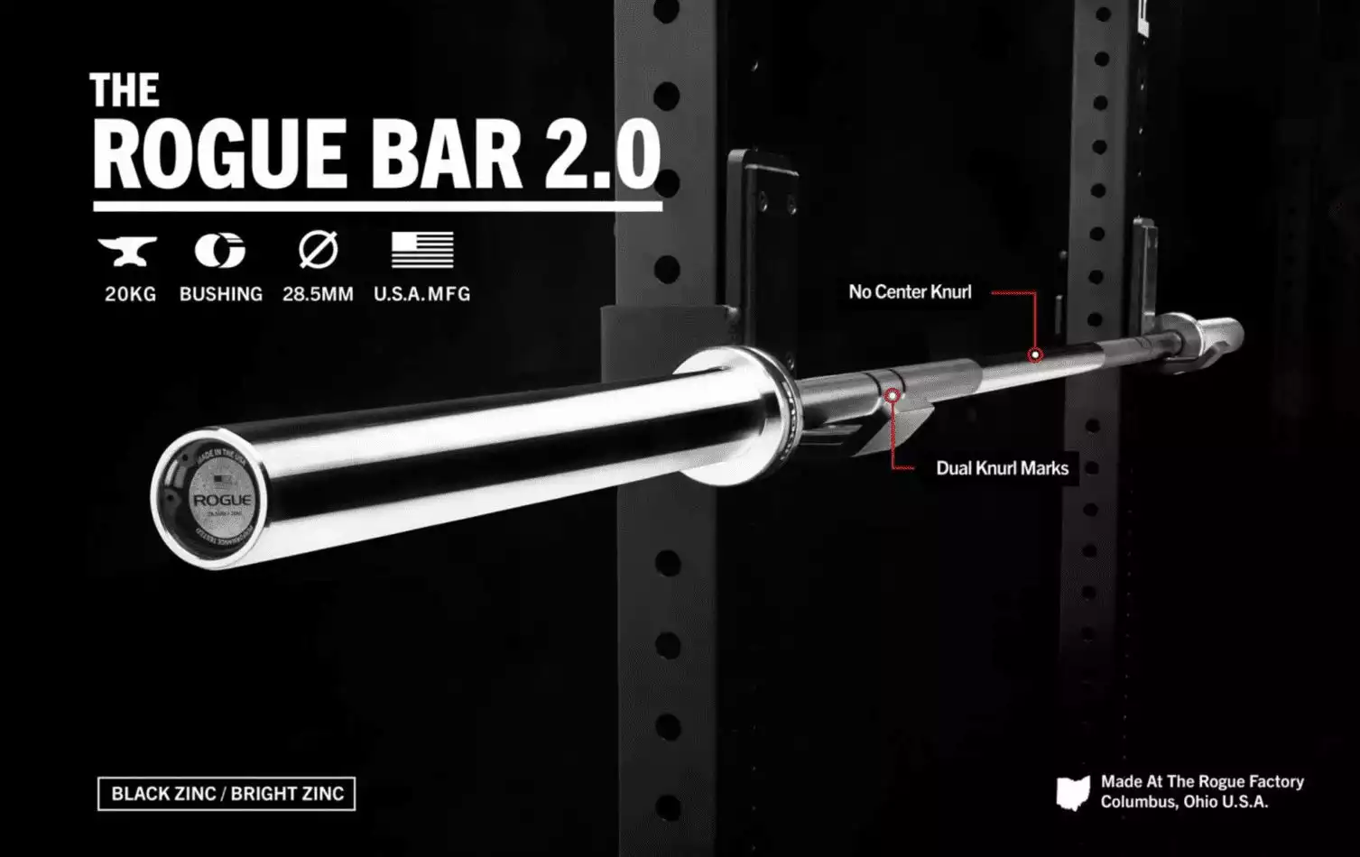 The Rogue Bar 2.0 – Black Zinc