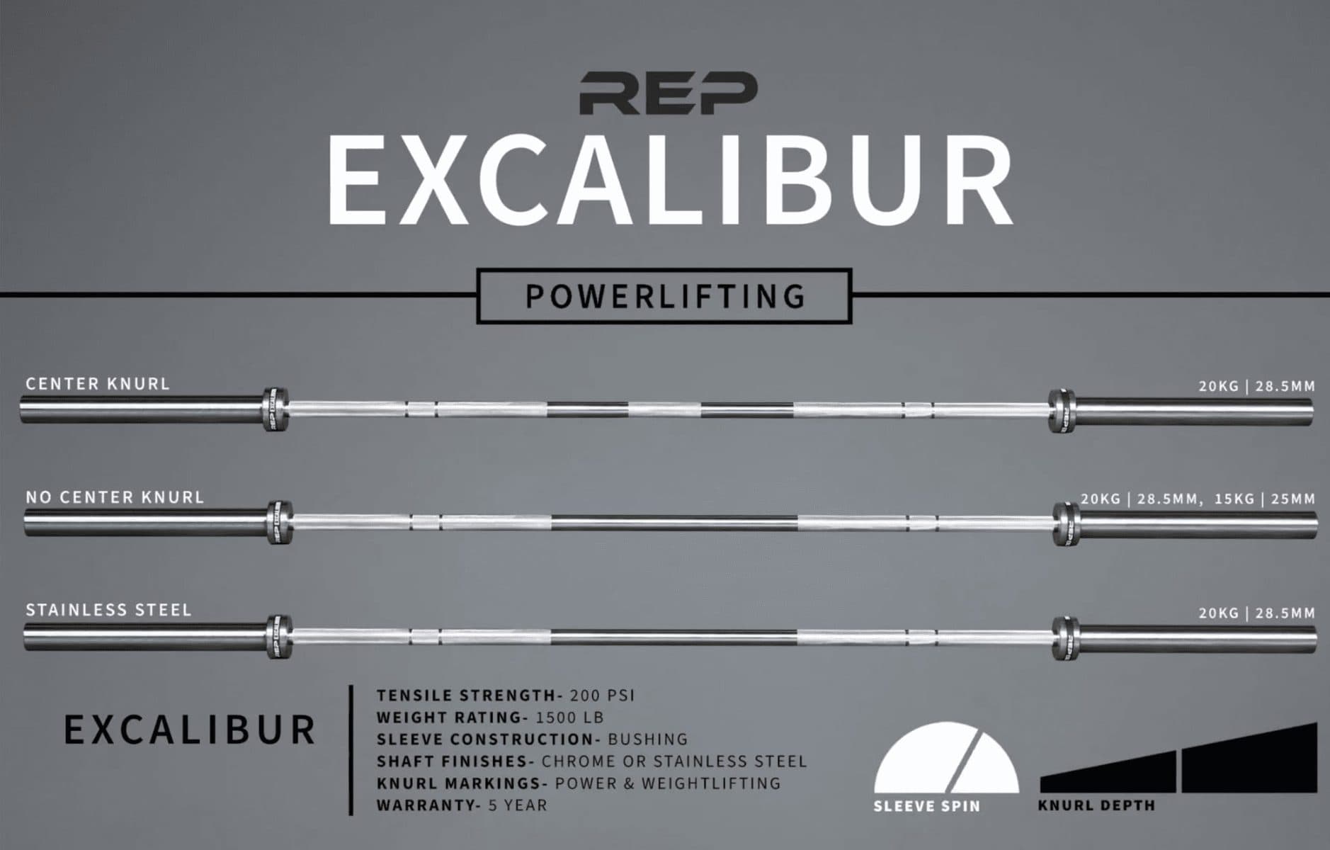 REP Excalibur Bar