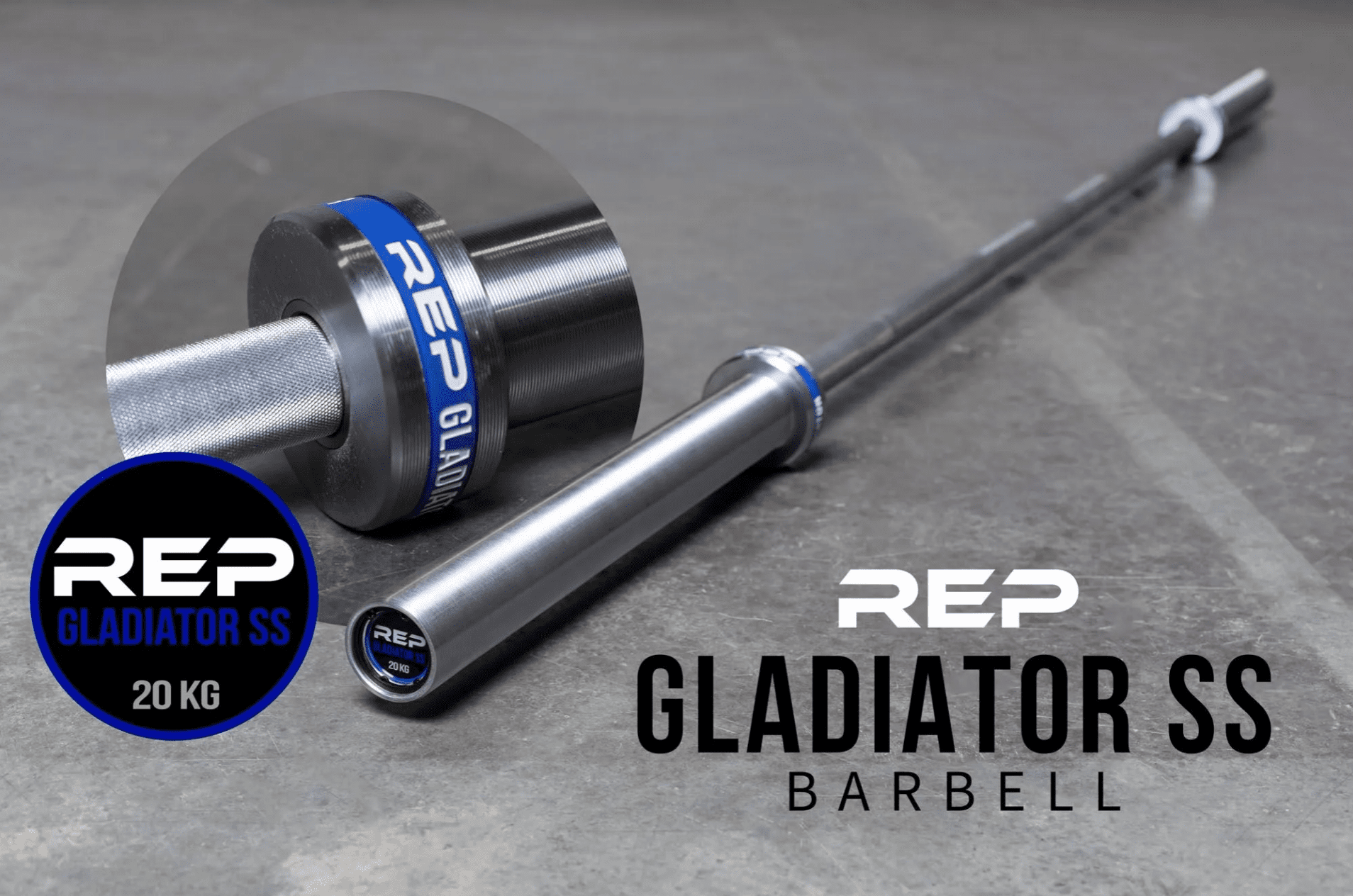 How Much Does An Olympic Barbell Weigh? 26 REP Stainless Steel Gladiator WL Barbell