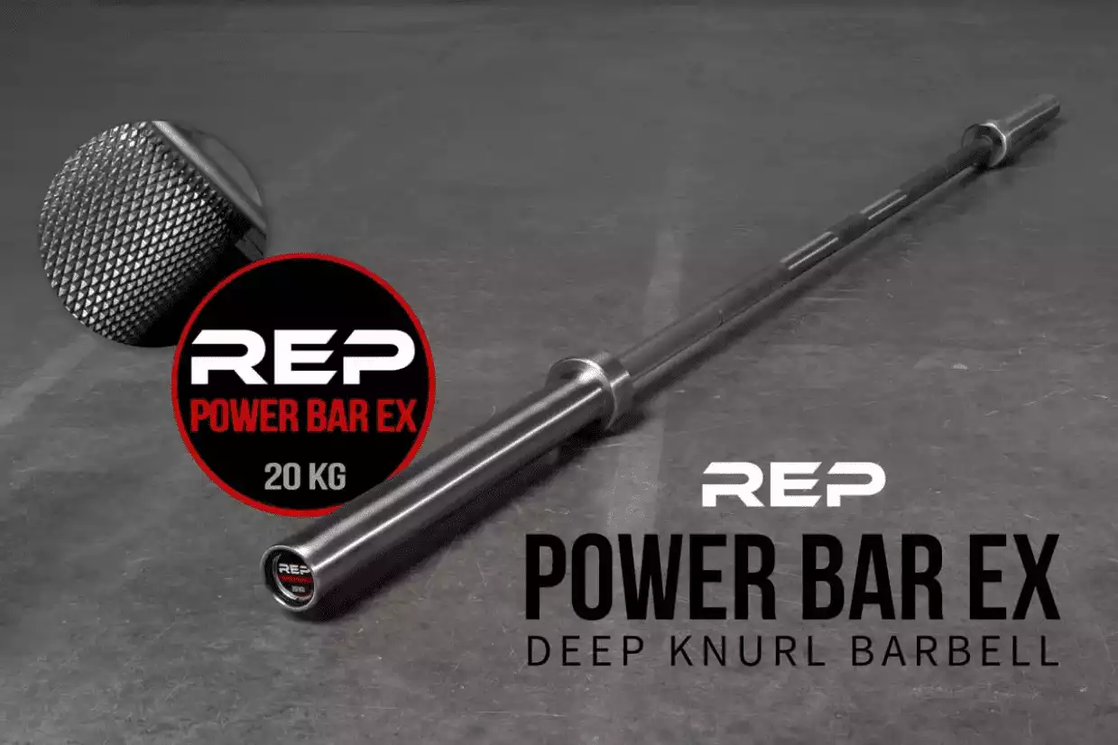 REP Deep Knurl Power Bar EX