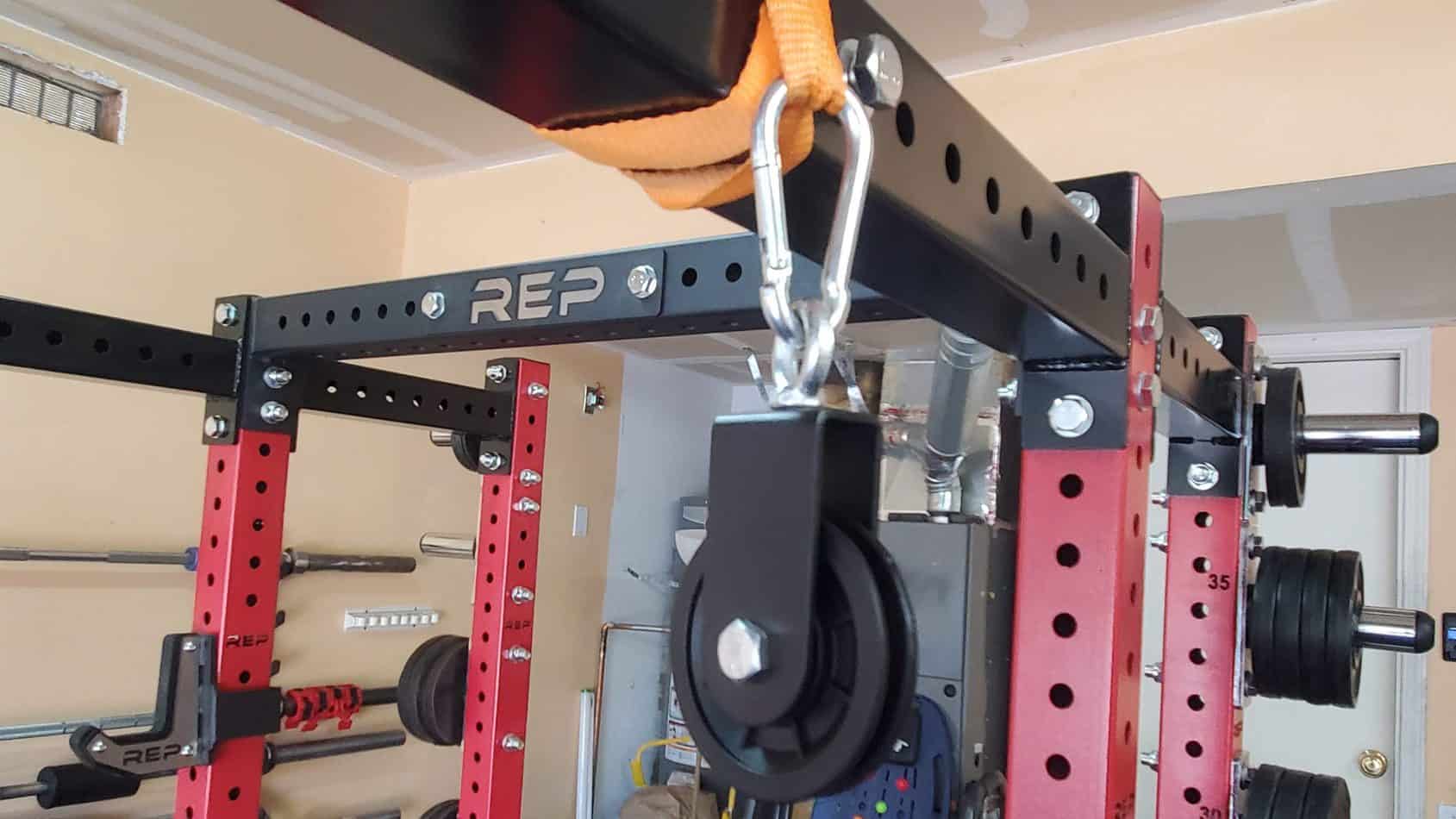 Diy power rack discount pulley