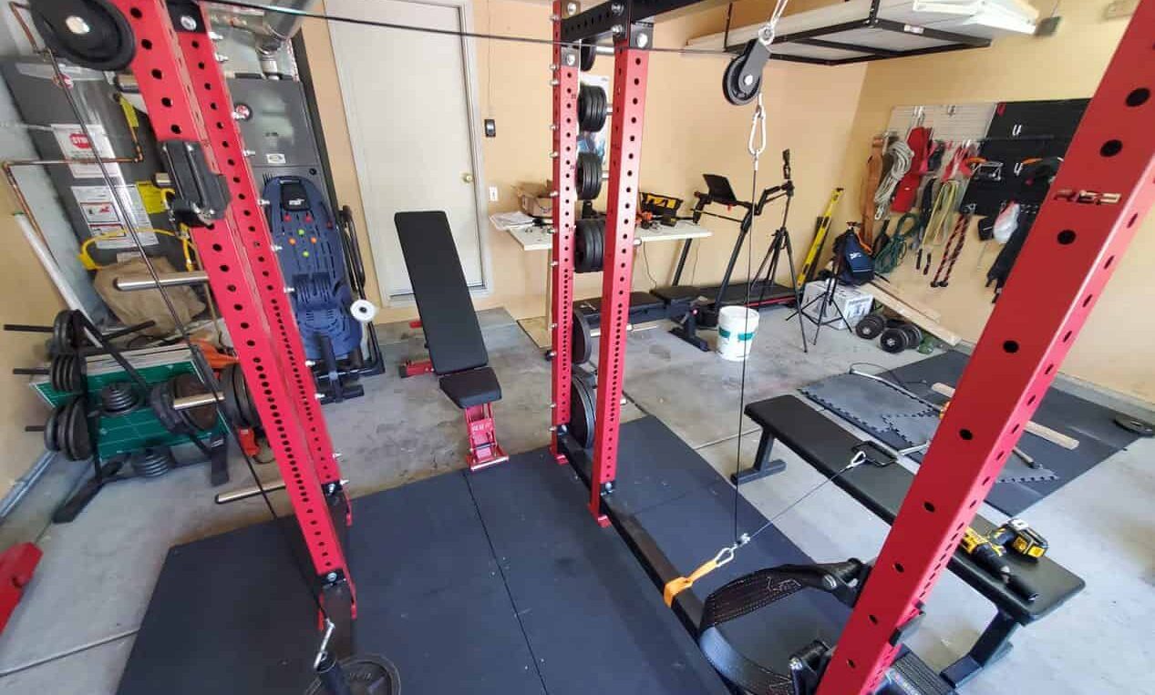 diy low pulley for home gym