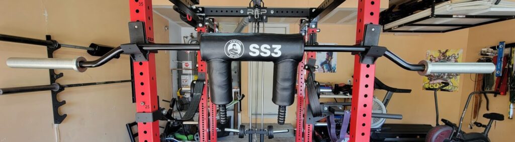 bells of steel ss3 safety squat bar full view