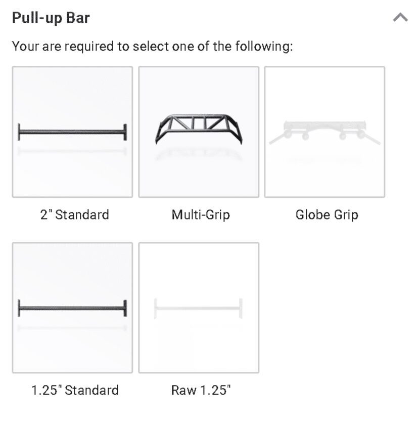 ares pull up bar options