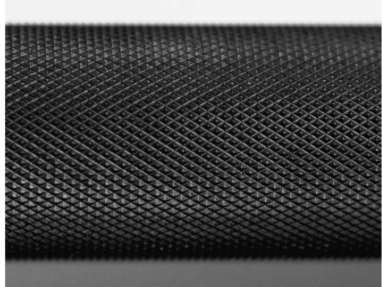 close up of knurling