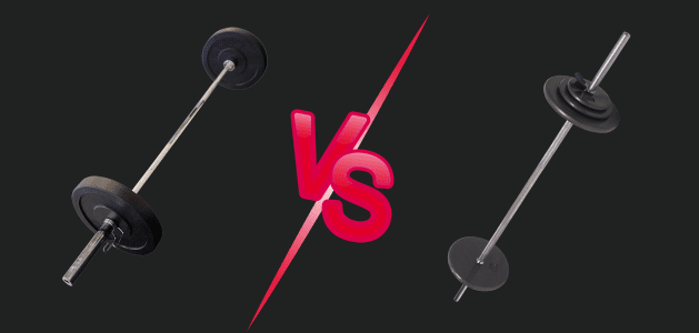 olympic barbell vs standard barbell