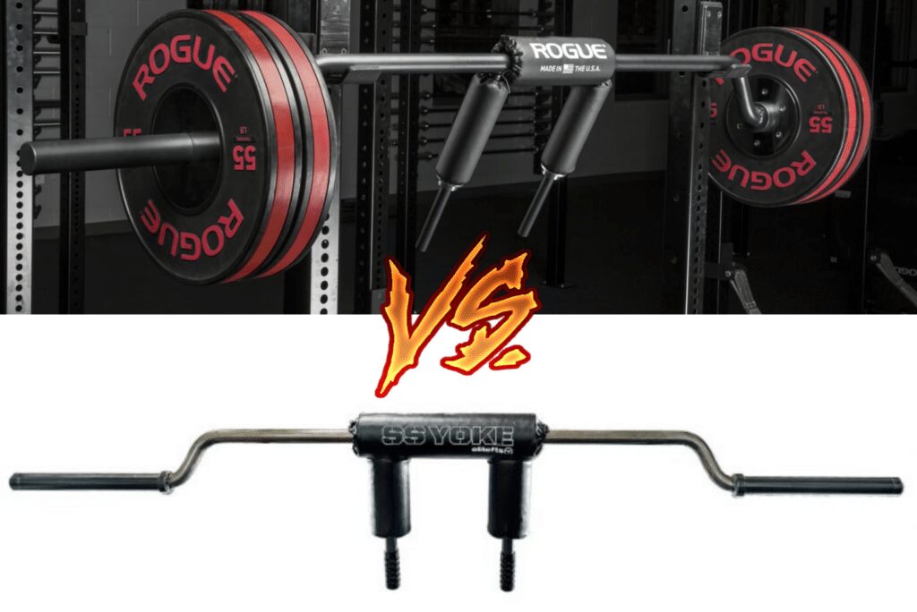 rogue vs elitefts safety squat bar