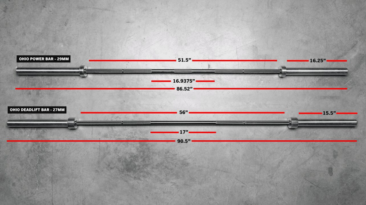 rogue deadlift bar compared to the rogue ohio power bar