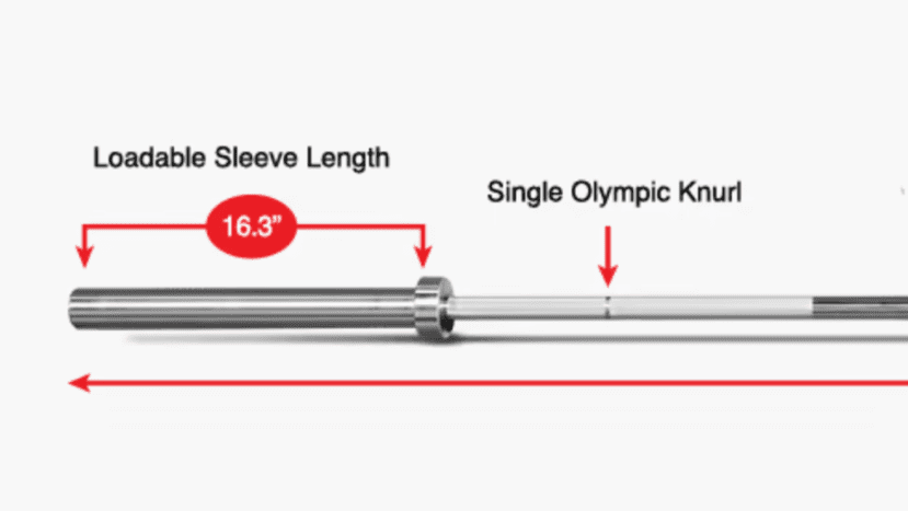 olympic weightlifting barbell knurl marks