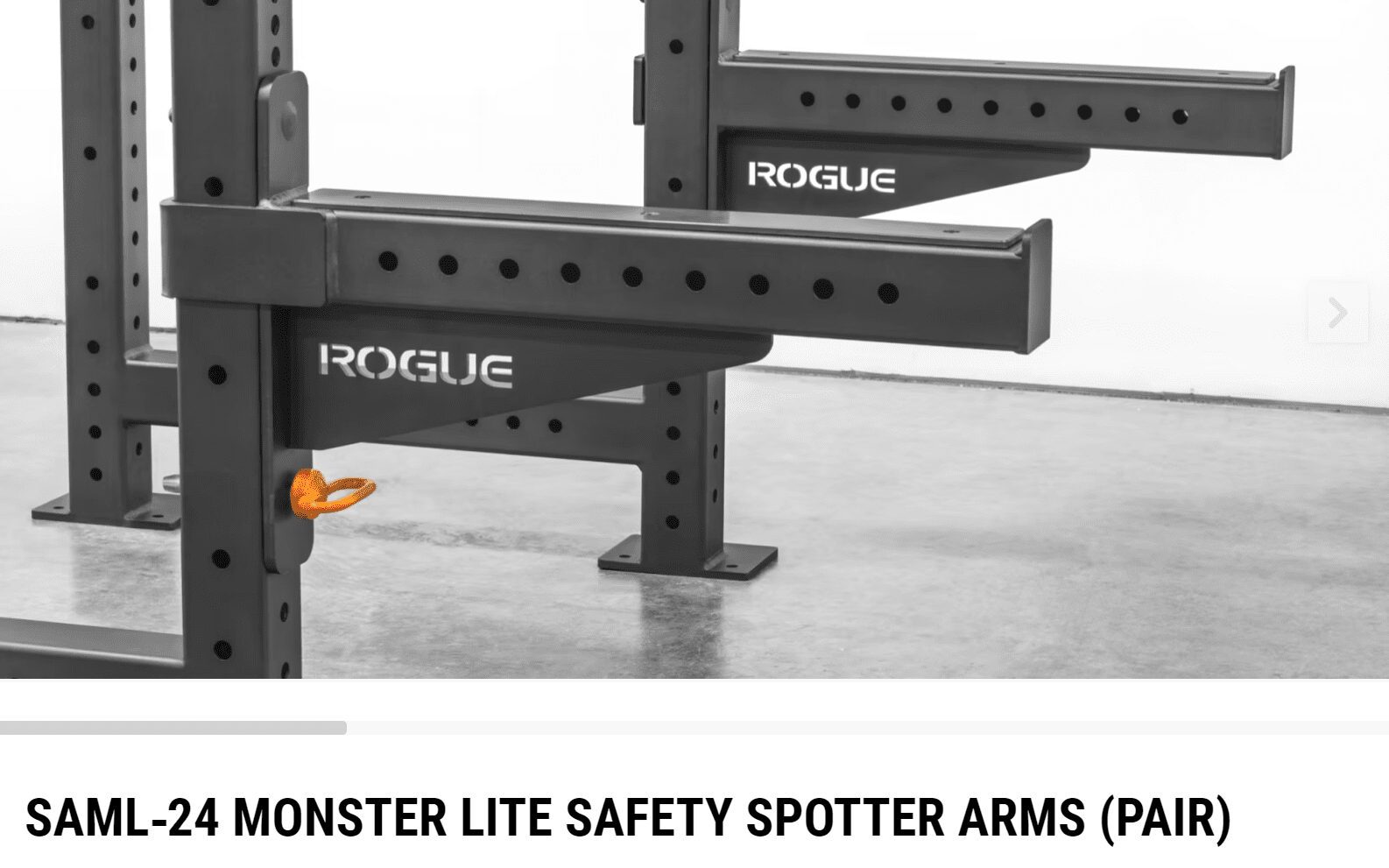 rogue monster lite spotter arms