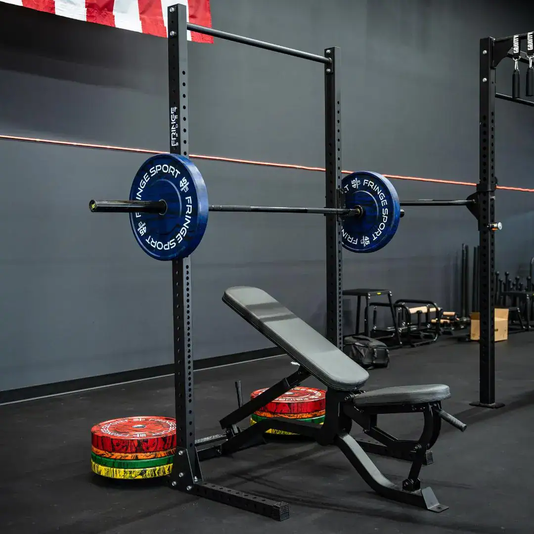 Squat Rack with Pullup Bar Fringe Sport